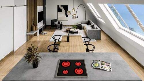 Ess-/Koch-/Wohnbereich - 3 Zimmer Etagenwohnung zum Kaufen in Merching