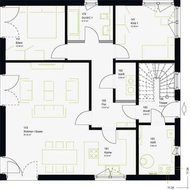 Erdgeschoss - 6 Zimmer Mehrfamilienhaus, Wohnhaus zum Kaufen in Böhlen