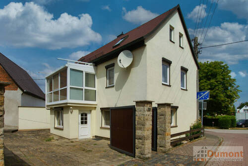 Hausansicht - Gemütliches Wohnhaus mit Hof, Garage und Nebengelass in Michlitz.