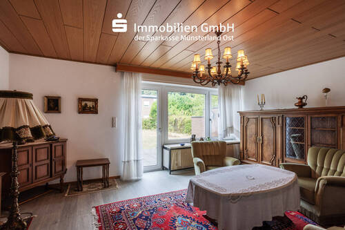 Wohnzimmer - 7 Zimmer Einfamilienhaus in Münster
