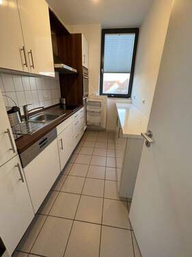 Blick in die Küche - 