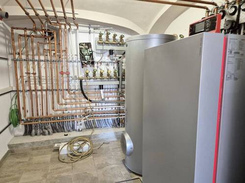 Technikraum mit Gas-ZH - 