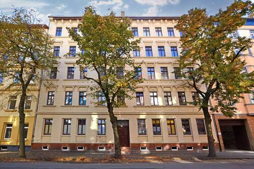 Gebäudeansicht - 2 Zimmer Etagenwohnung zum Kaufen in Leipzig