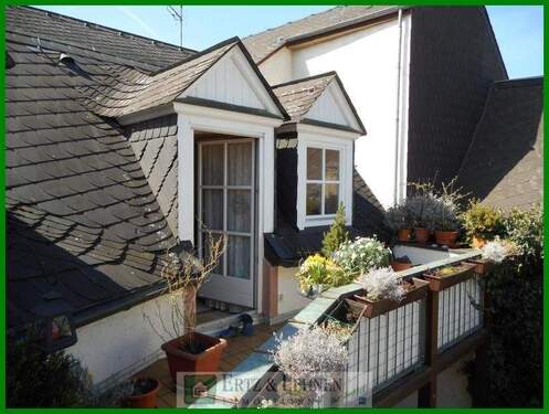 Balkon 1 (Wohnzimmer) - Gemütliche Dachgeschoss-Wohnung in der Altstadt