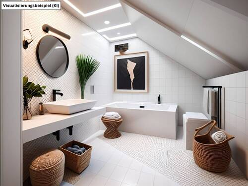 Badezimmer DG Rohbau - 