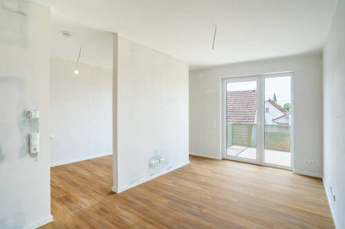 Wohn-/Schlaf-/Küchenbereich Bild I - 1 Zimmer Etagenwohnung zum Kaufen in Kürnach