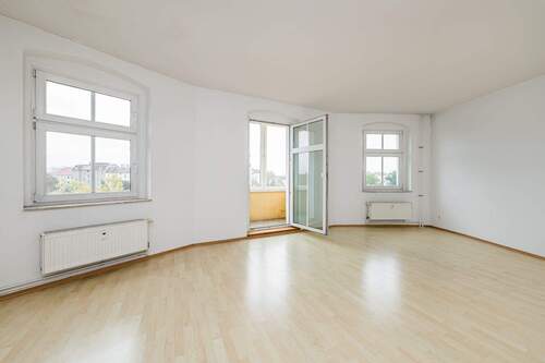 Wohnzimmer - Etagenwohnung mit 97,00 m&sup2; in Berlin zum Kaufen
