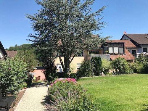 Blick Richtung Haus vom Garten - 