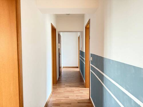 Langer Flur - Etagenwohnung mit 58,70 m² in Rackwitz zum Kaufen