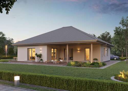 Hausansicht - Bungalow mit 168,00 m&sup2; in Kitzscher zum Kaufen