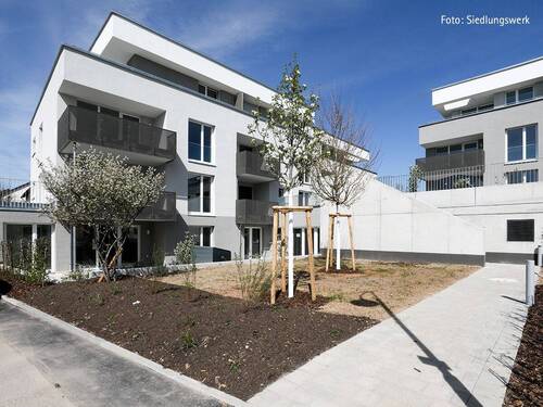 Baufortschritt Haus 2 - 3-Zimmer-Wohnung in Brackenheim »Theodor-Heuss-Siedlung Haus 1« - Gartenanteil