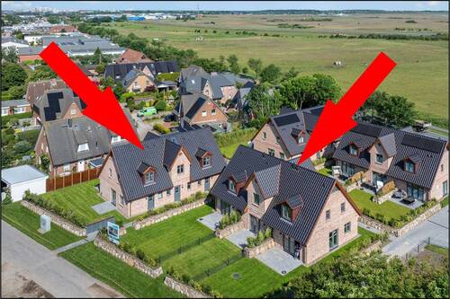 Luftbild - Neubau von Hausteilen (Ferienwohnung)