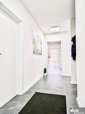 Blick vom Hauseingang - 