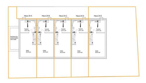 Kellergeschossplan 5RH - 