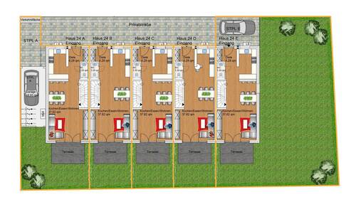 Erdgeschossplan 5RH - 