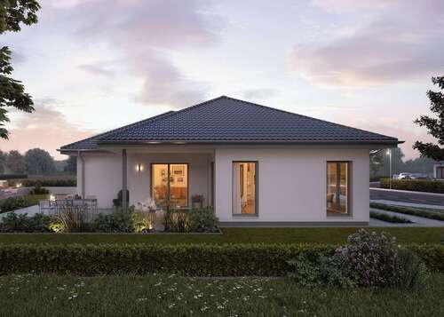 Hausansicht - 4 Zimmer Bungalow in Wülknitz