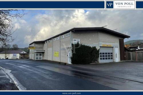 Titelbild - Produktions- und Verkaufshalle mitten in Nüdlingen