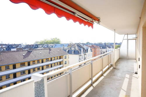 Blick auf den Balkon - 