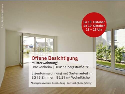 Offene Besichtigung: 18. + 19.10.25 von 13 bis 15 Uhr - 4-Zimmer-Wohnung in Brackenheim »Theodor-Heuss-Siedlung Haus 2«