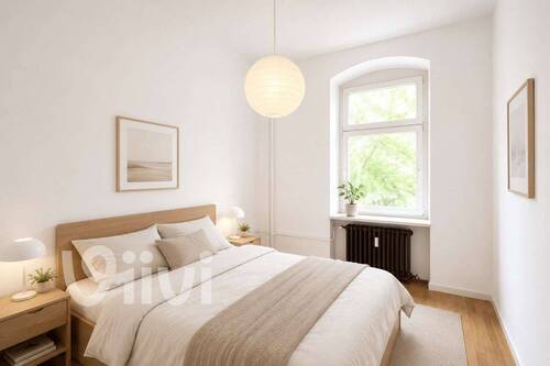 Schlafzimmer Bsp. - Etagenwohnung mit 143,00 m&sup2; in Berlin zum Kaufen