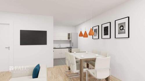 Essbereich und Küche - 3 Zimmer Bungalow in Wassenberg