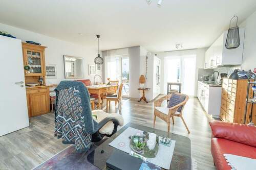 Wohn- und Esszimmer - Doppelhaushälfte mit 83,00 m&sup2; in Stade/Riensförde zur Miete