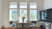 Ausblick Wohnzimmer - Etagenwohnung mit 96,00 m&sup2; in Berlin zum Kaufen