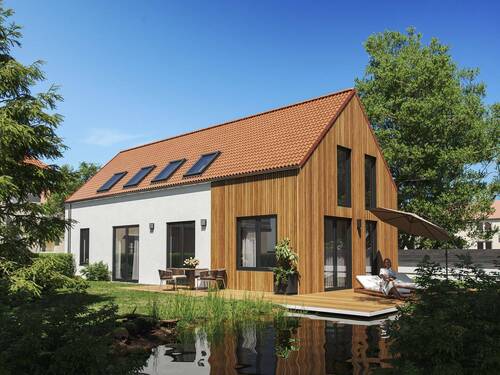 Außenansicht Variante 1 - Einfamilienhaus mit 175,00 m² in Regensburg / Ziegetsdorf zum Kaufen