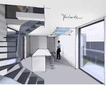 Baugrundstück mit genehmigter Bauvoranfrage für freistehendes Architektenhaus 