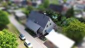 Außenansicht Luftbild - 5 Zimmer Doppelhaushälfte in Hainichen