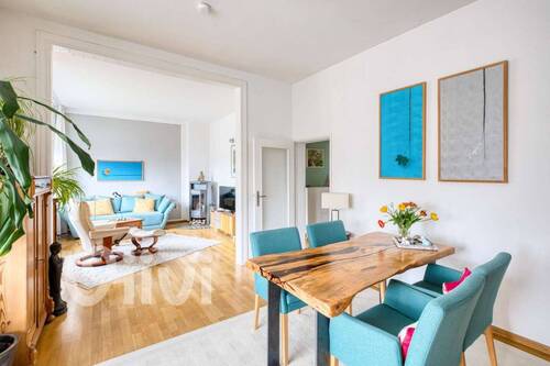 Wohnzi. EG / living room GF - 5 Zimmer Doppelhaushälfte zum Kaufen in Berlin