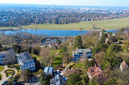 Blick zum Stadtzentrum - 
