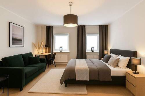 Schlafen_Wohnen_a_gestaged - 1 Zimmer Etagenwohnung zur Miete in Elmshorn