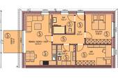 Grundriss - 3 Zimmer Doppelhaushälfte zum Kaufen in Ostrhauderfehn