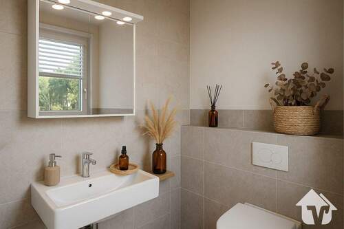 Gäste WC Visualisierung - 