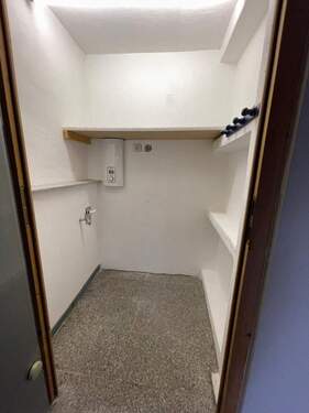 Der großzügige Abstellraum - 