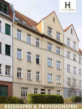 Straßenfassade - 2 Zimmer Etagenwohnung in Leipzig