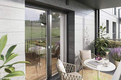 Balkon - 5 Zimmer Etagenwohnung in Erlangen