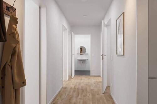 Flur - Etagenwohnung mit 117,50 m² in Erlangen zur Miete