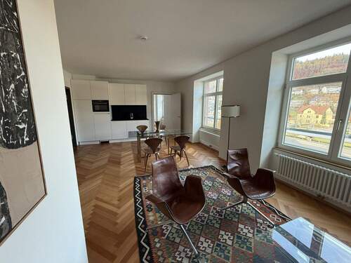 Wohnzimmer Blick zur Küche - 