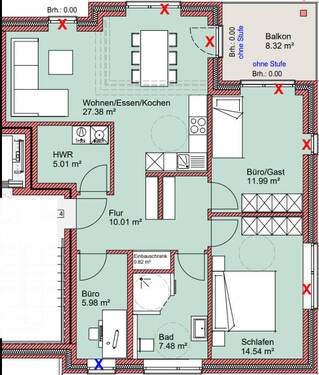 WE 4, H3 - 3 Zimmer Etagenwohnung in Werlte
