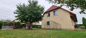 Sicht aus dem Garten auf den Süd- Giebel - 5 Zimmer Einfamilienhaus zum Kaufen in Wustermark - nahe der B5 und A10