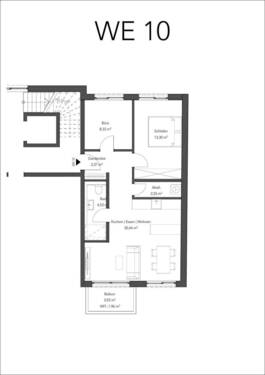 Bild 2 - 3 Zimmer Etagenwohnung in Aschaffenburg