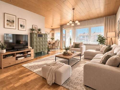 Wohnen (Visualisierung) - 4 Zimmer Einfamilienhaus zum Kaufen in Reutlingen