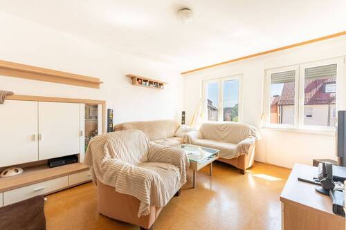 Wohnzimmer - Provisionsfrei! Frei werdende 2-Zimmer-Wohnung am Wöhrder See in Nürnberg