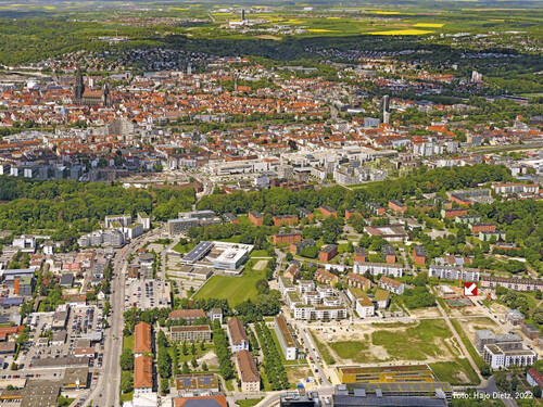 Luftbild - 3 Zimmer Etagenwohnung in Neu-Ulm