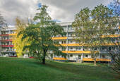 Hausansicht - 1-Raum-Wohnung mit großer Küche