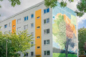 Giebelansicht - Etagenwohnung mit 39,50 m² in Chemnitz zur Miete