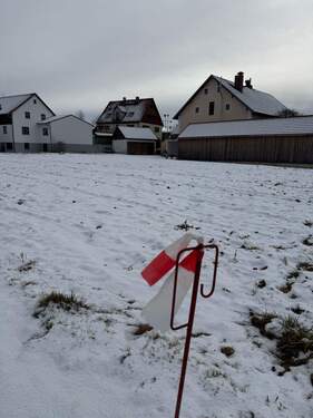 Markierung - Grundstück in Erdweg