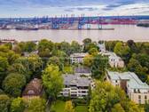 Luftbild - Penthouse mit großer Dachterrasse in Bestlage